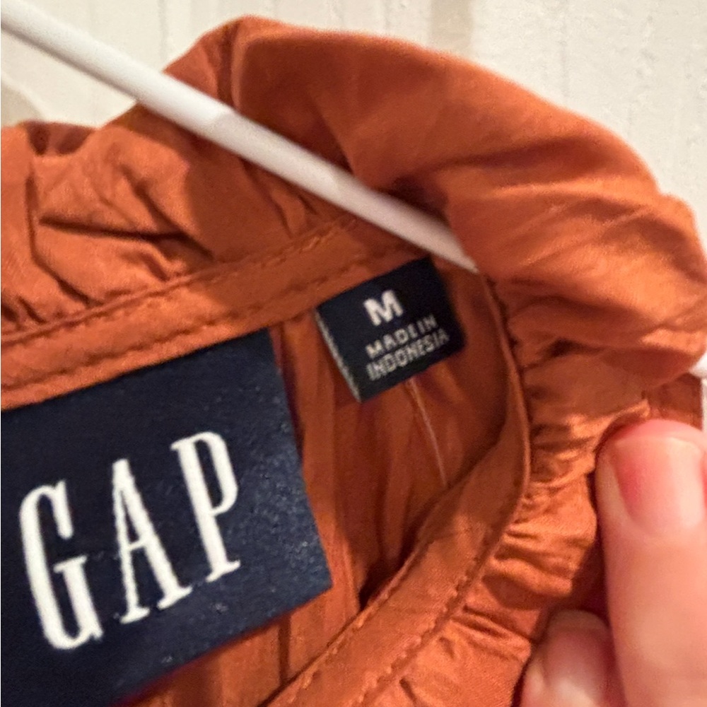 Gap sleeveless rust colored dress NWT
